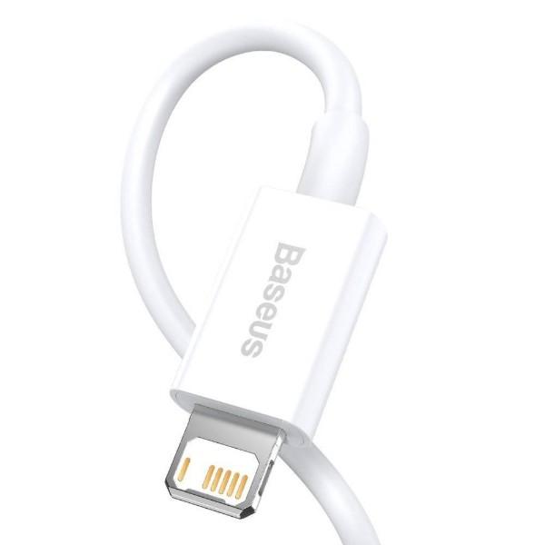 Фото - Кабель Baseus Superior Fast Charging USB-Lightning 1m White (CALYS-A02)