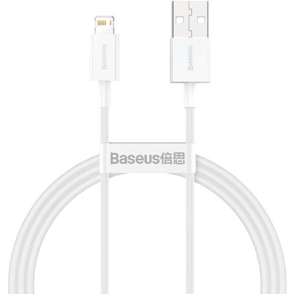 Фото - Кабель Baseus Superior Fast Charging USB-Lightning 1m White (CALYS-A02)