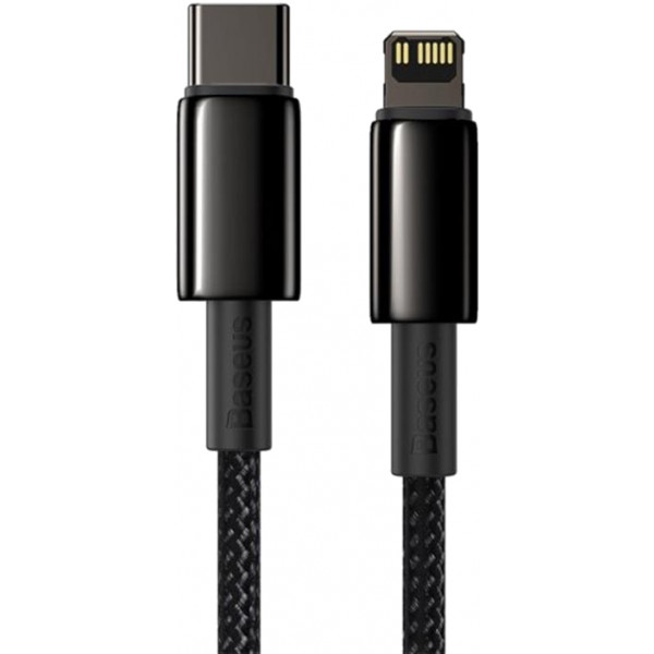 Фото - Кабель Baseus Tungsten Gold USB-C-Lightning 1 м (CATLWJ-01)