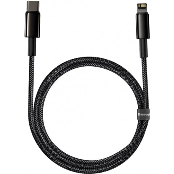 Фото - Кабель Baseus Tungsten Gold USB-C-Lightning 1 м (CATLWJ-01)