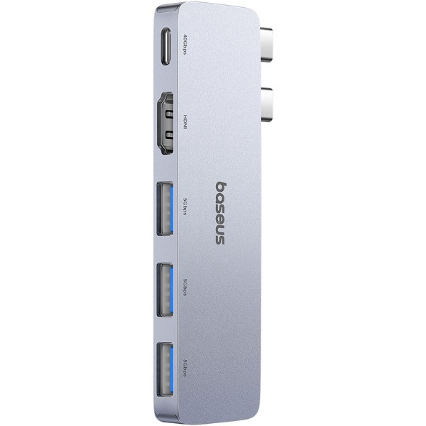 Фото - Хаб USB Baseus UltraJoy Series 5-Port HUB Space Grey (B00052801811-04)