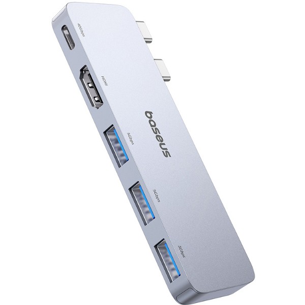 Фото - Хаб USB Baseus UltraJoy Series 5-Port HUB Space Grey (B00052801811-04)
