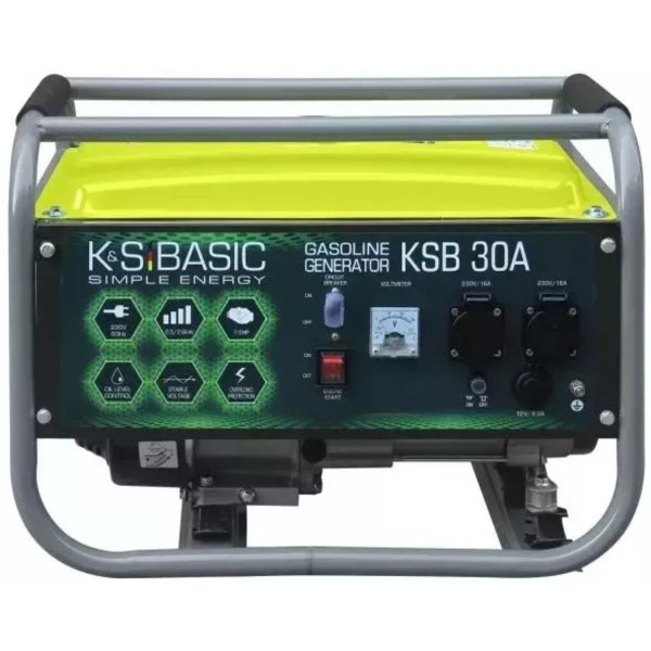 Фото - Генератор бензиновый Konner&Sohnen Basic KSB 30A