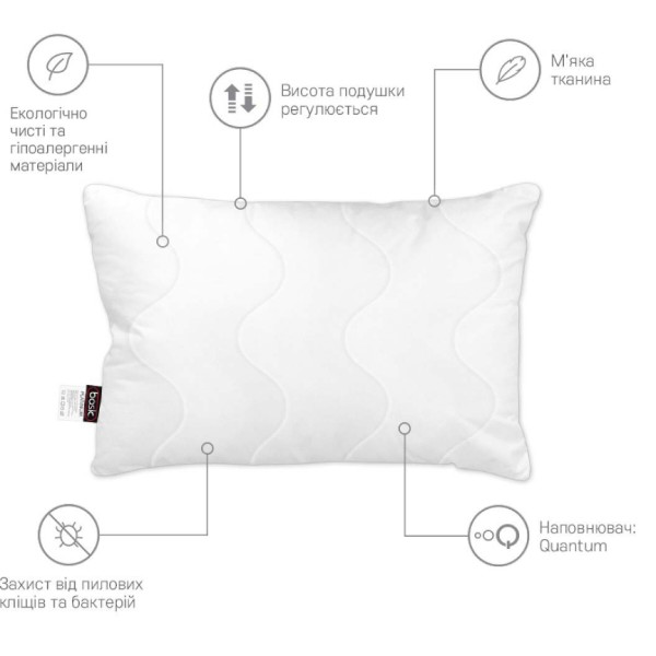 Фото - Подушка стандартная Sonex Basic Platinum 70x70 см (SO102335)