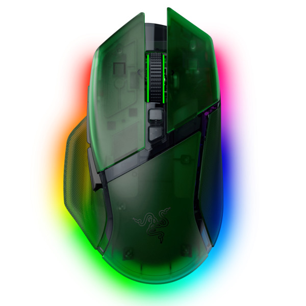 Фото - Мышь беспроводная игровая Razer Basilisk V3 PRO Wireless, 35K, Phantom Green (RZ01-05240300-R3G1)