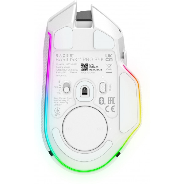 Фото - Миша бездротова ігрова Razer Basilisk V3 PRO Wireless, 35K, White (RZ01-05240200-R3G1)