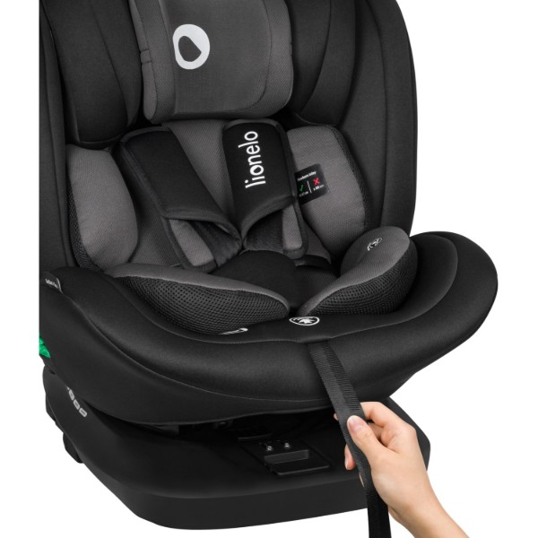 Фото - Автокресло Lionelo BASTIAAN I-SIZE BLACK GREY