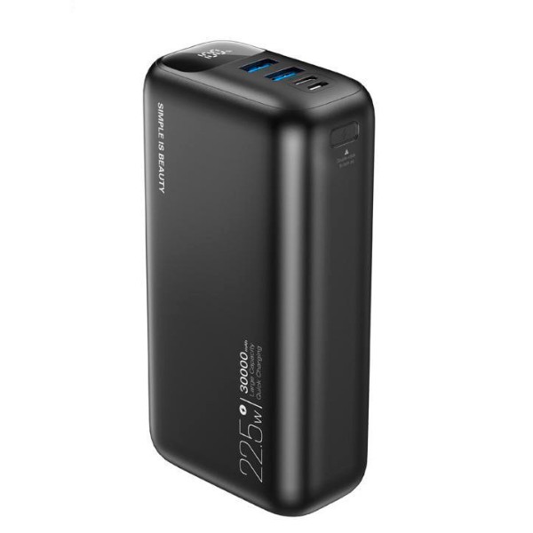 Фото - Батарея мобільна XO 30000 mAh 22.5W (PR200-BK) Фото - Батарея мобільна XO 30000 mAh 22.5W (PR200-BK)
