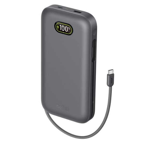 Фото - Батарея мобильная Belkin 27000mАh 240Вт Gray (BPB040HQCH)