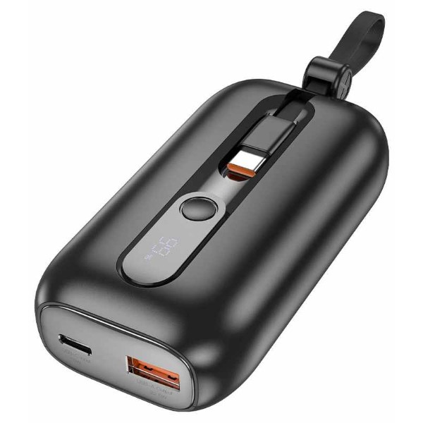 Фото - Батарея мобільна BOROFONE BJ46 Lord 22.5W+PD20W fully compatible with digital display and cable (6941991109874)
