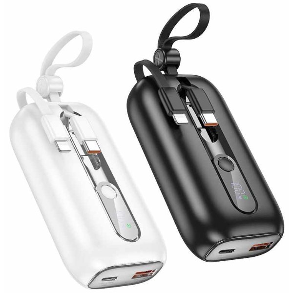 Фото - Батарея мобільна BOROFONE BJ46 Lord 22.5W+PD20W fully compatible with digital display and cable (6941991109874)