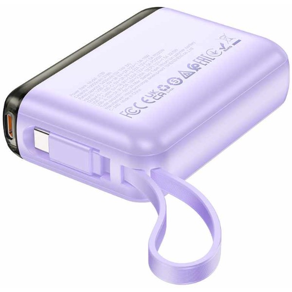 Фото - Батарея мобільна HOCO 22.5W+PD20W HC-J139-C-Purple (6942007636490)