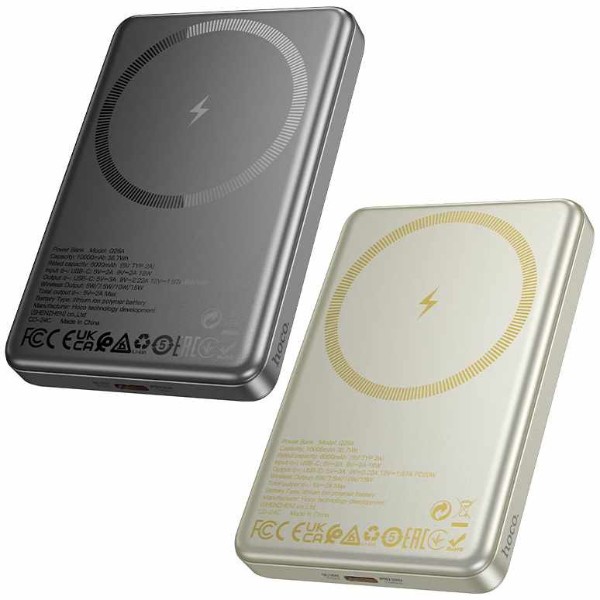 Фото - Батарея мобільна HOCO Q26A Joy PD20W HC-Q26A-Gray (6942007624053)