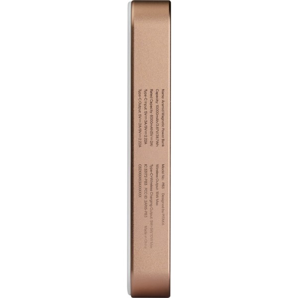 Фото - Батарея мобильная Pitaka Power Bank Qi2 10 000 mAh Golden Glint (PBQ2504)