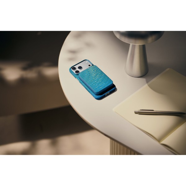 Фото - Батарея мобильная Pitaka Power Bank Qi2 10 000 mAh Lucid Blue (PBQ2505)