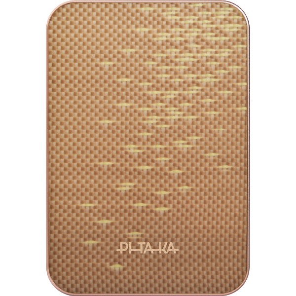 Фото - Батарея мобильная Pitaka Power Bank Qi2 10 000 mAh Golden Glint (PBQ2504)