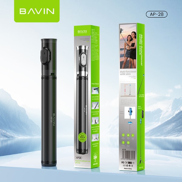 Фото - Трипод для селфи Bavin AP-28 Multi-functional selfie stick Black (AP-28-BK)