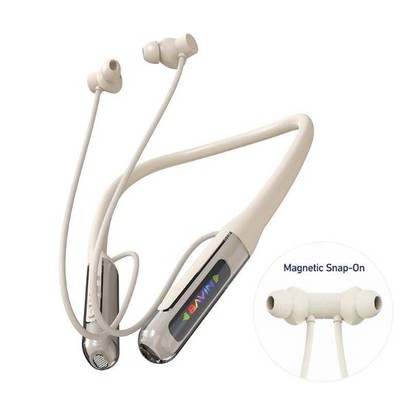 Фото - Наушники накладные беспроводные Bavin BH-67 Magnetic Sport HiFi White (BH-BH-67-OW)