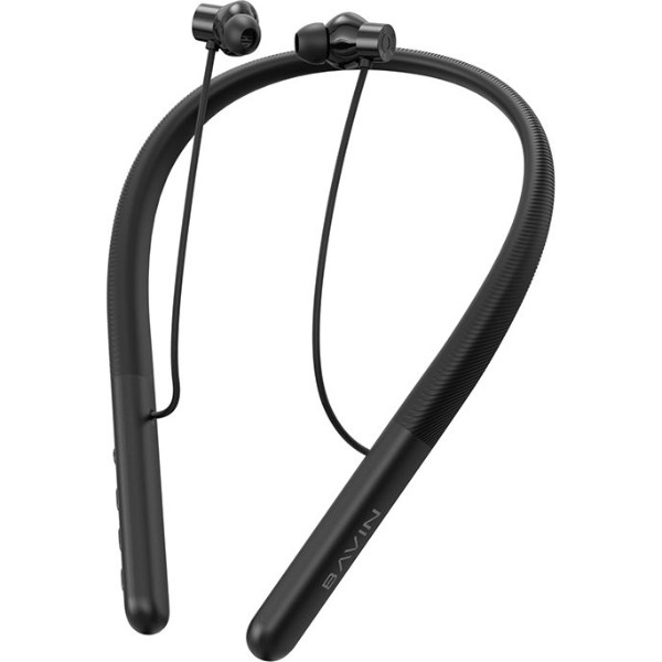 Фото - Наушники накладные беспроводные Bavin BH-72 Magnetic Sport HiFi Black (BH-BH-72-BK)