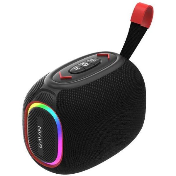 Фото - Портативная акустика Bavin BM-33 Hi-Res RGB-подсветка Повербанк BT/USB/TF/FM/TWS Black (DV-BM33 BK)