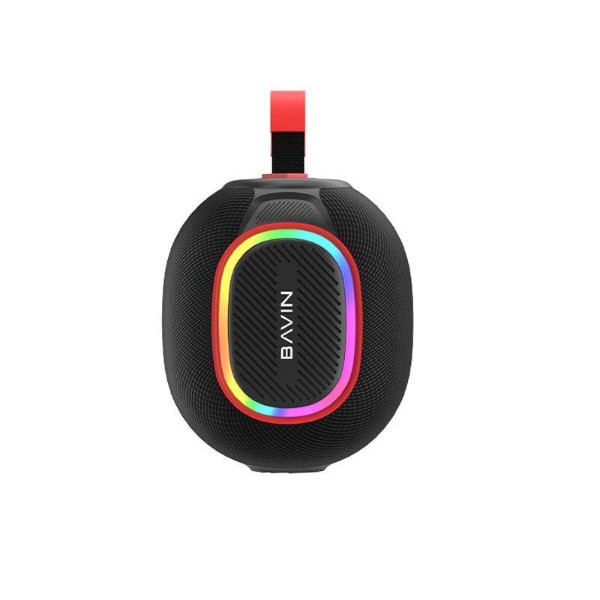 Фото - Портативная акустика Bavin BM-33 Hi-Res RGB-подсветка Повербанк BT/USB/TF/FM/TWS Black (DV-BM33 BK)