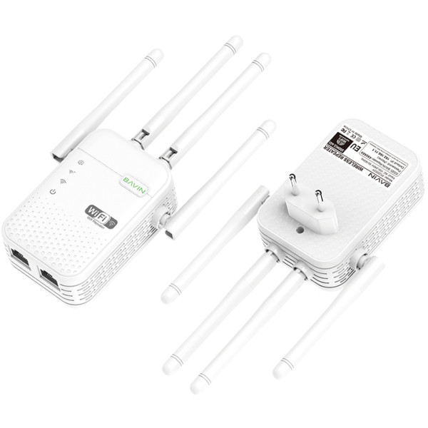 Фото - Підсилювач бездротового сигнала Bavin PC2053Y WiFi 2.4G 300Mbps White (C-PC2053Y WH)