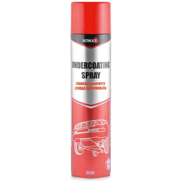 Фото - Средство антикоррозионное для авто NOWAX UNDERCOATING SPRAY 650 мл (NX65370)