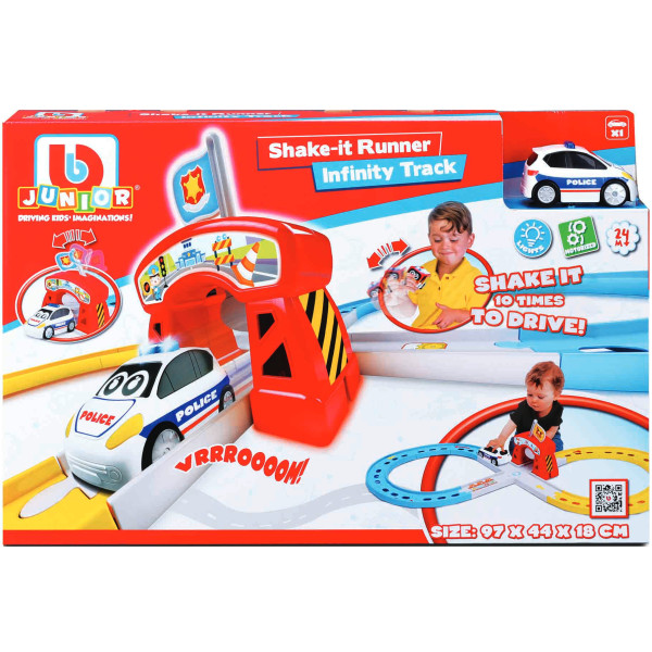 Фото - Игровой набор Bb Junior Infinity Track Shake-it Runner (16-88618-FIRE)