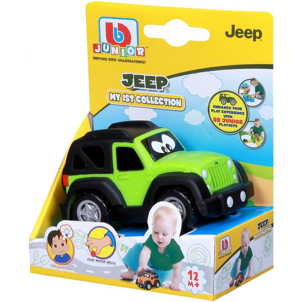 Фото - Базовый игровой транспорт для малыша Bb Junior Jeep My 1st сollection зелёная (16-85121_green)