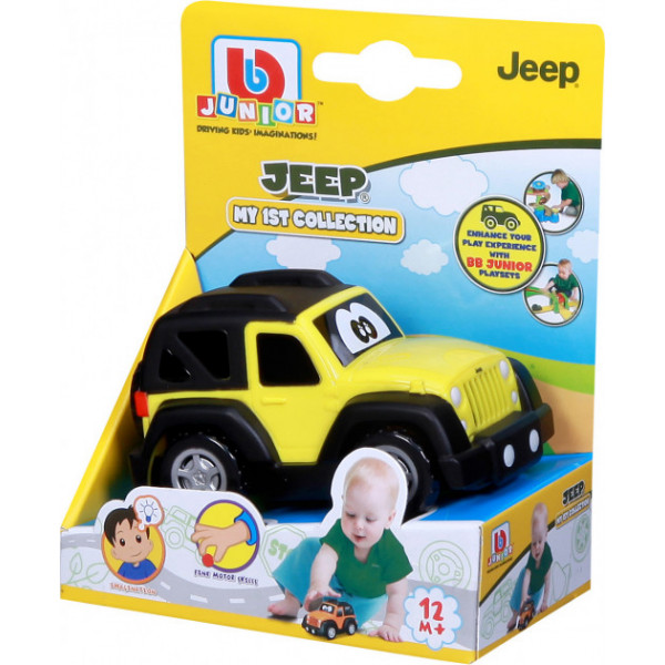 Фото - Базовый игровой транспорт для малыша Bb Junior Jeep My 1st сollection жёлтая (16-85121_yellow)