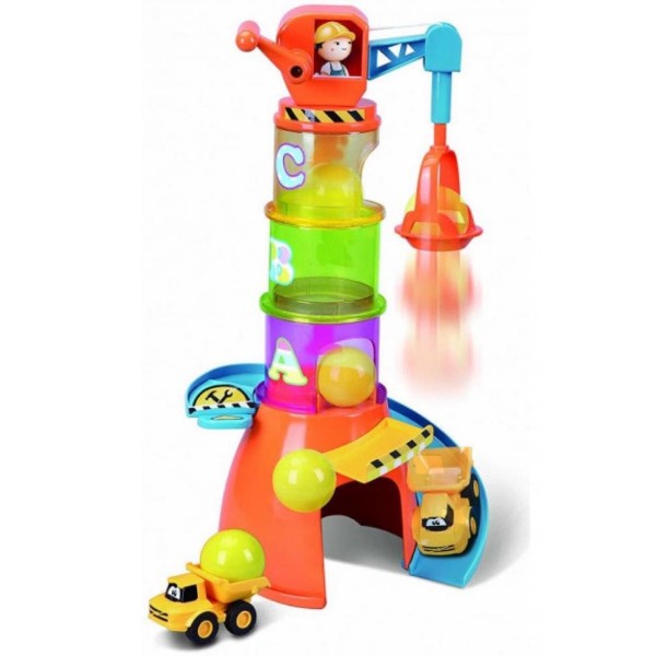 Фото - Базовый игровой транспорт для малыша Bb Junior Volvo Stacking Crane (16-88605)