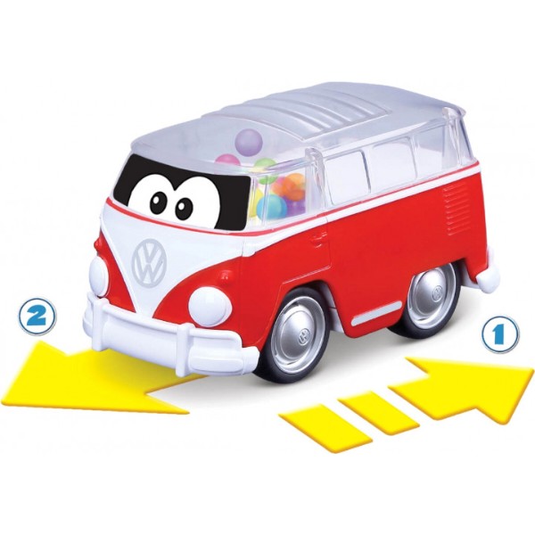 Фото - Базовый игровой транспорт для малыша Bb Junior VW Samba Bus Красная (16-85109_red)