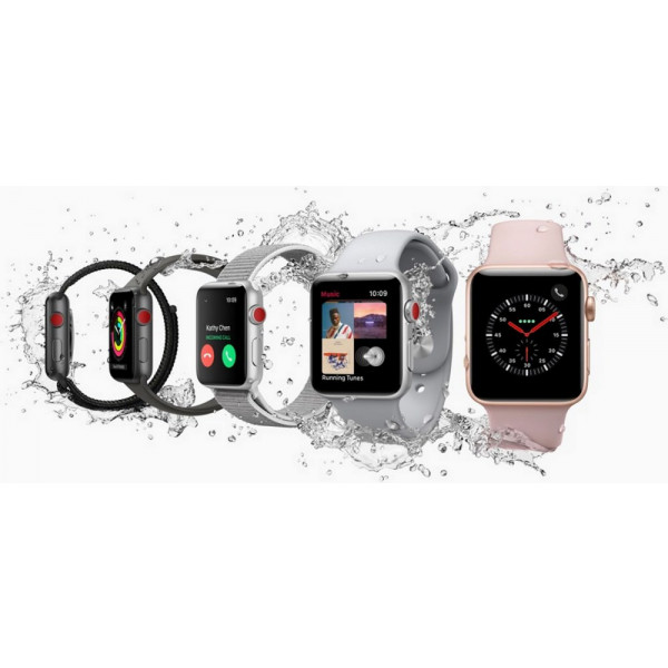 Фото - Смарт-годинник Apple Watch Series 3 42mm Space Grey Aluminium Case with Black Sport Band