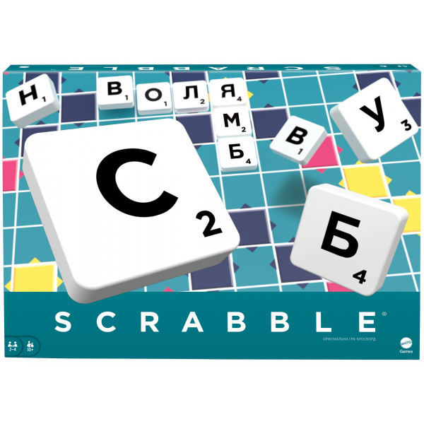Фото - Настольная игра (8+) Scrabble Скрабл Оригинал (укр.) (BBD15)