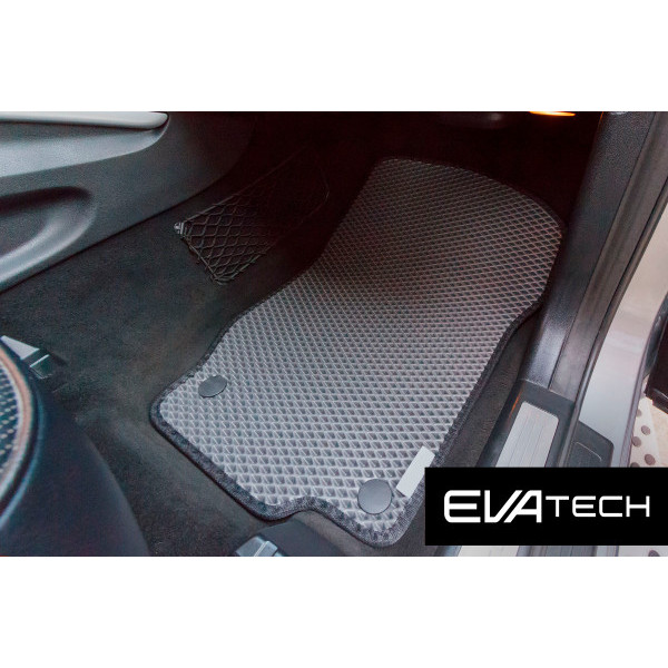 Фото - Килимки з екошкіри в салон авто передні EVAtech ECO для ML-Class (W164) Mercedes-Benz 2005-2011 2 покоління SUV EU (MB1800AD2MS4BBLB)