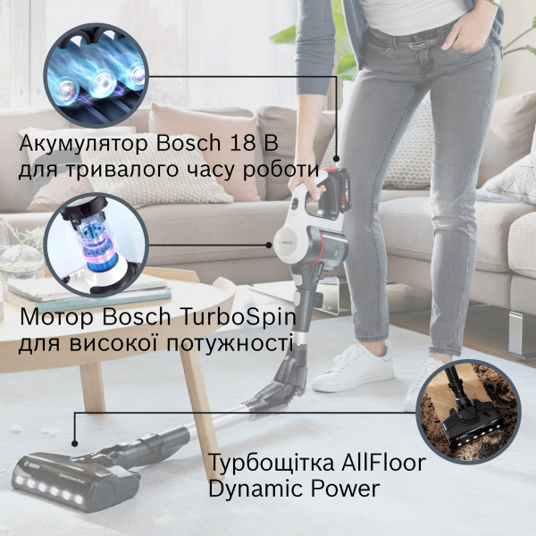 Фото - Пылесос ручной для дома Bosch BBS711W