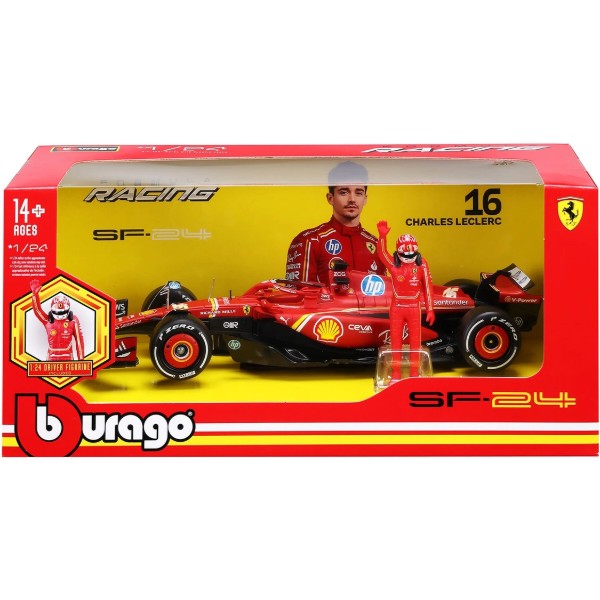 Фото - Колекційна машинка 1:24 Bburago FERRARI SF-24 (2024) (1:24) (18-26823)
