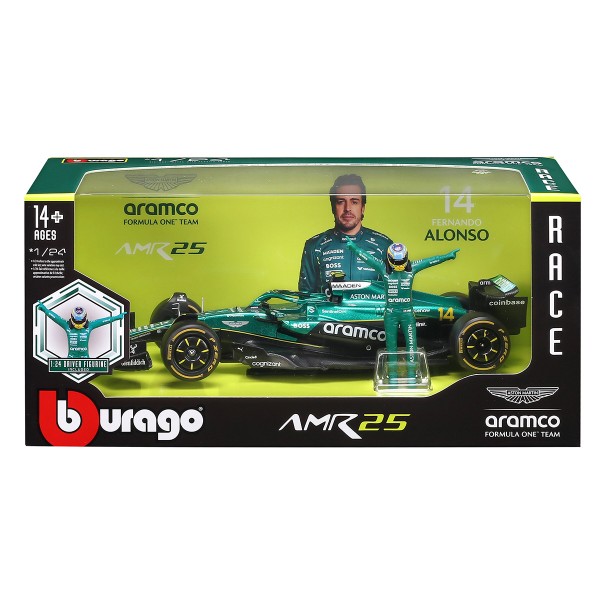 Фото - Колекційна машинка 1:24 Bburago ASTON MARTIN AMR25 (2025) (1:24) (18-28071 (#14))