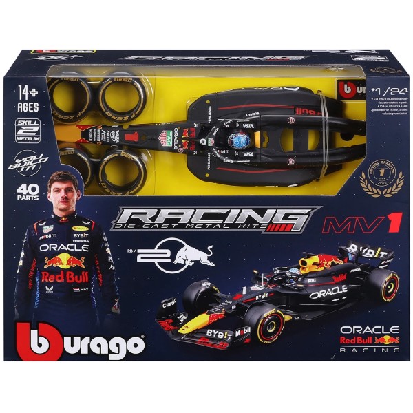 Фото - Металлический конструктор Bburago ORACLE RED BULL RACING RB20 (2024) (1:24) (18-28519)