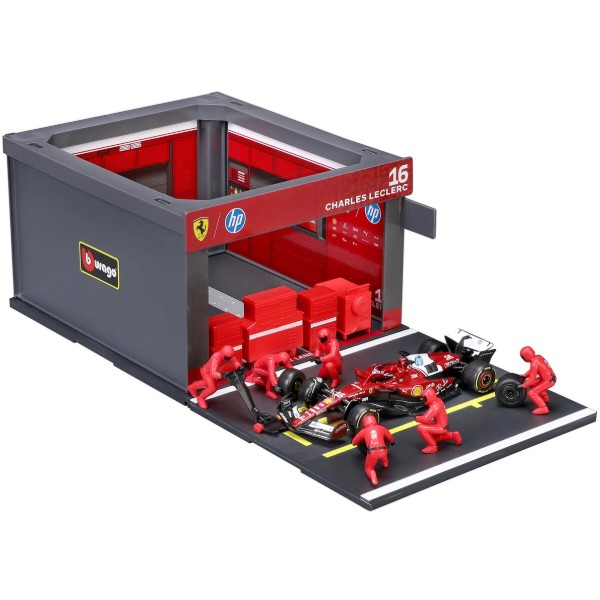 Фото - Коллекционная машинка 1:43 Bburago PIT PASS FERRARI SF-25 (1:43) (18-36865)