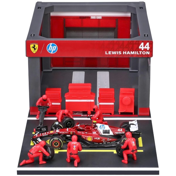 Фото - Коллекционная машинка 1:43 Bburago PIT PASS FERRARI SF-25 (1:43) (18-36865)