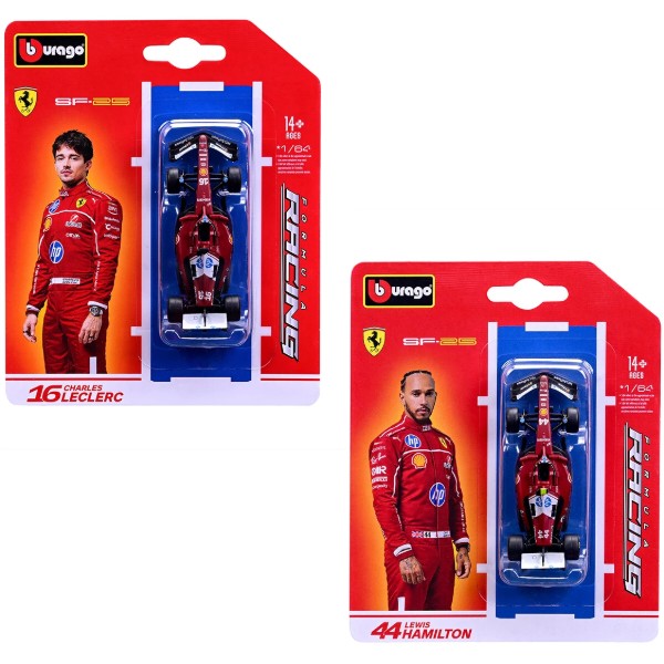 Фото - Коллекционная машинка 1:64 Bburago FERRARI SF-25 (2025) (1:64) (18-56801)