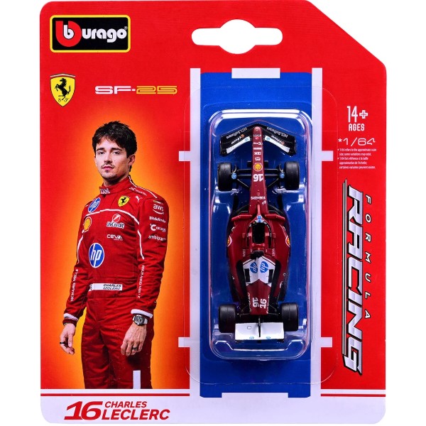 Фото - Коллекционная машинка 1:64 Bburago FERRARI SF-25 (2025) (1:64) (18-56801)