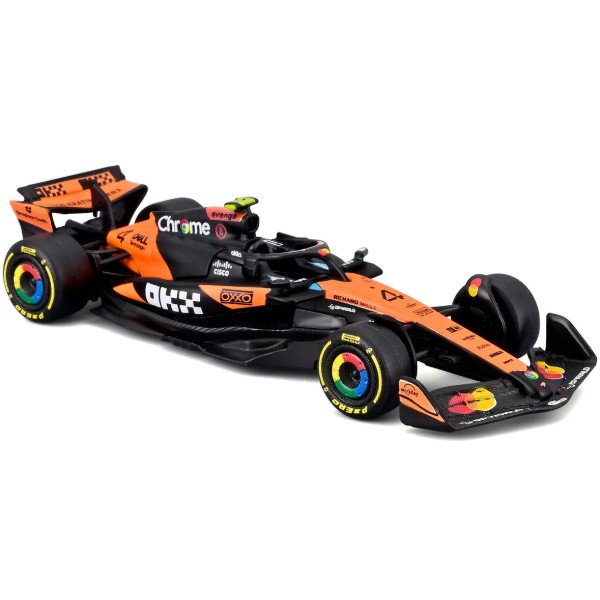 Фото - Коллекционная машинка 1:64 Bburago MCLAREN F1 MCL39 (2025) (1:64) (18-58001)