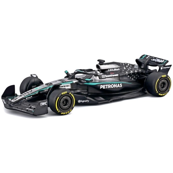 Фото - Коллекционная машинка 1:64 Bburago MERCEDES-AMG F1 W16 (2025) (1:64) (18-58002)