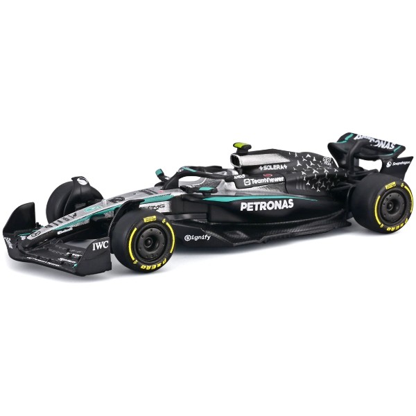 Фото - Коллекционная машинка 1:64 Bburago MERCEDES-AMG F1 W16 (2025) (1:64) (18-58002)