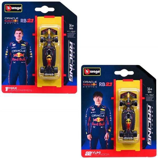 Фото - Коллекционная машинка 1:64 Bburago RED BULL RACING RB21 (2025) (1:64) (18-58003)