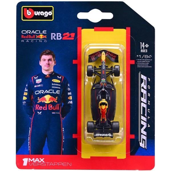 Фото - Коллекционная машинка 1:64 Bburago RED BULL RACING RB21 (2025) (1:64) (18-58003)