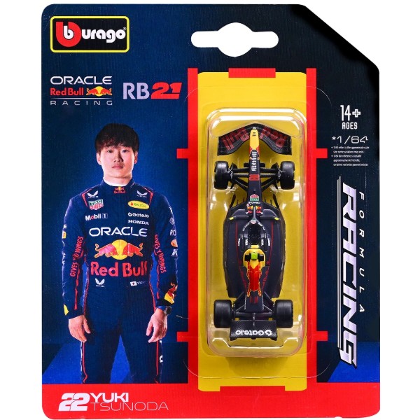 Фото - Коллекционная машинка 1:64 Bburago RED BULL RACING RB21 (2025) (1:64) (18-58003)