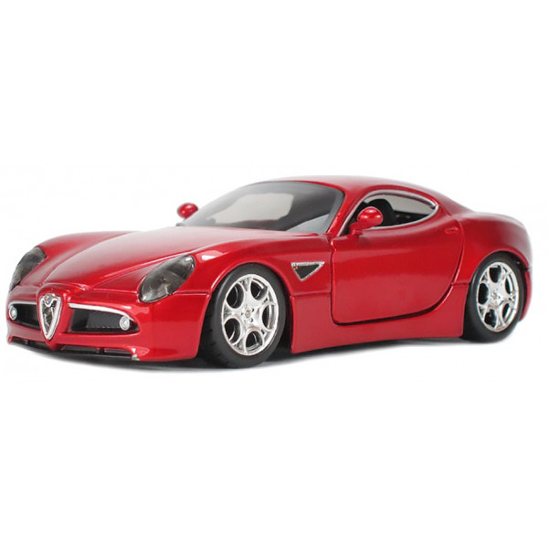 Фото - Колекційна машинка 1:32 Bburago Alfa 8C Competizione (2007) (червоний металік, 1:32) (18-43004)